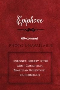 epiphone Guitar-60-coronet