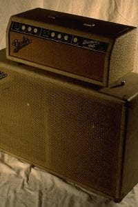 1963 Fender Bassman Piggyback, Blonde Tolex