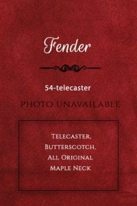 Fender Guitar-54-telecaster