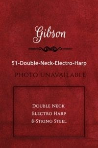 Guitar Gibson '51 Double Neck Electro Harp