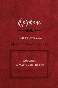 Epiphone 1960 Panorama Amplifier