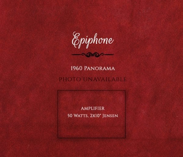 Epiphone 1960 Panorama Amplifier