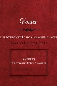 Fender 1964 Electronic Echo Chamber Blackface