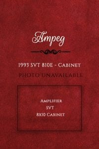 Ampeg 1993 SVT amp