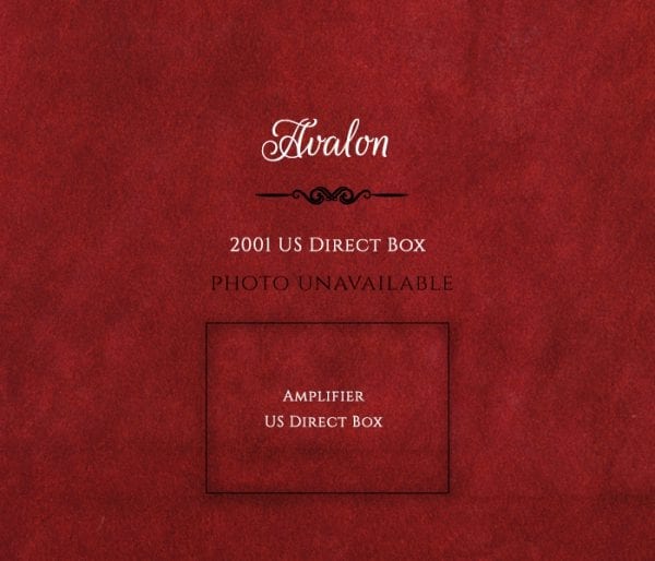 Avalon 2001 Direct Box