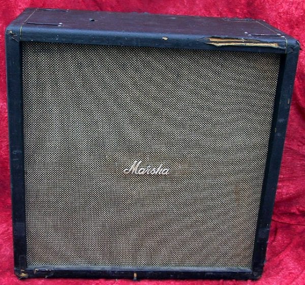 1968 Marshall Speaker Cabinet Straight Cab Amplifier