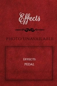 Guitar Effects Pedal Sign